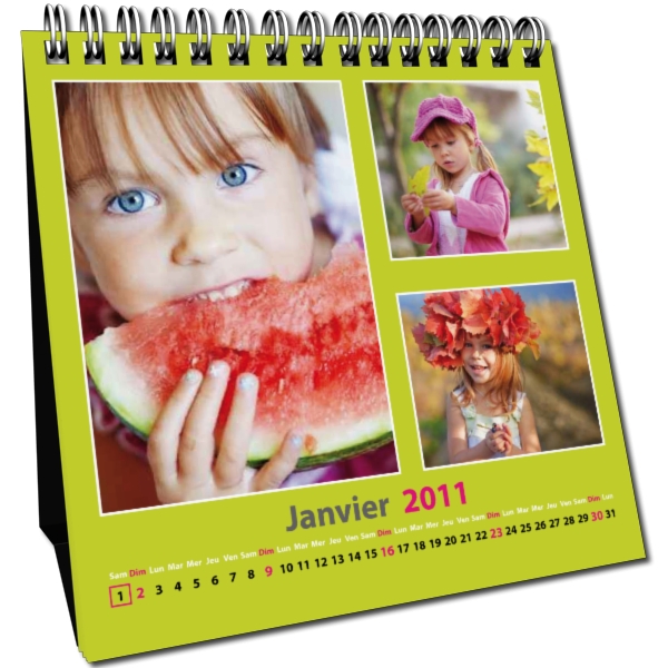 Créer un calendrier personnalisé avec ses photos !