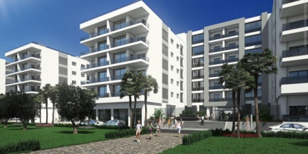 City résidence West Gammarth Garden le nouveau complexe résidentiel de luxe avec vue et pieds au bord la mer Méditerranée proche de Tunis Bay Tunis Financial Harbour le Port Financier de Tunis