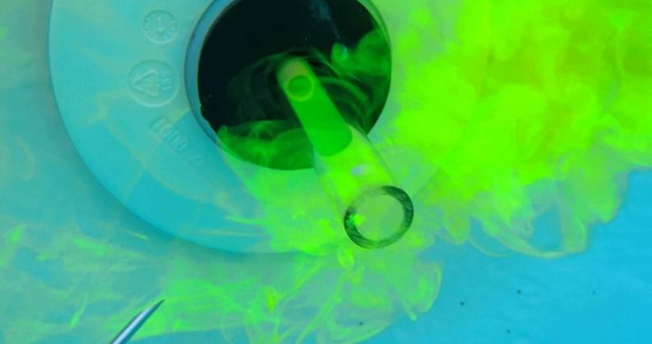 Détection de fuite d’eau avec colorant
