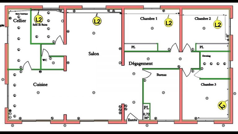 schéma électrique d'une maison