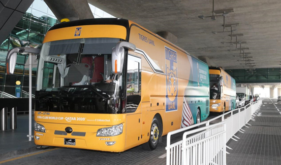 Avec Mowasalat (Karwa), Yutong Bus fournira des services de transport lors de la Coupe du Monde des clubs de la FIFA 2020 au Qatar