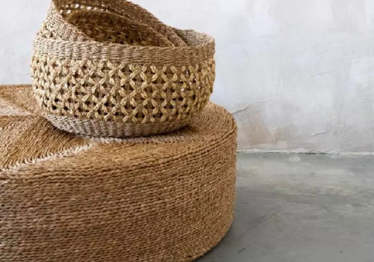 Le pouf en jonc de mer : un accessoire déco ultra-tendance !