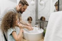 Salle de bain en marbre